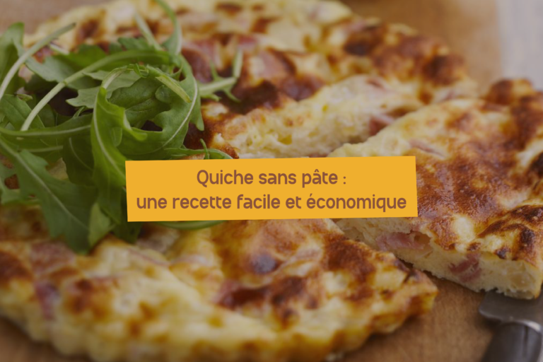 Lire la suite à propos de l’article Quiche sans pâte : une recette facile et économique